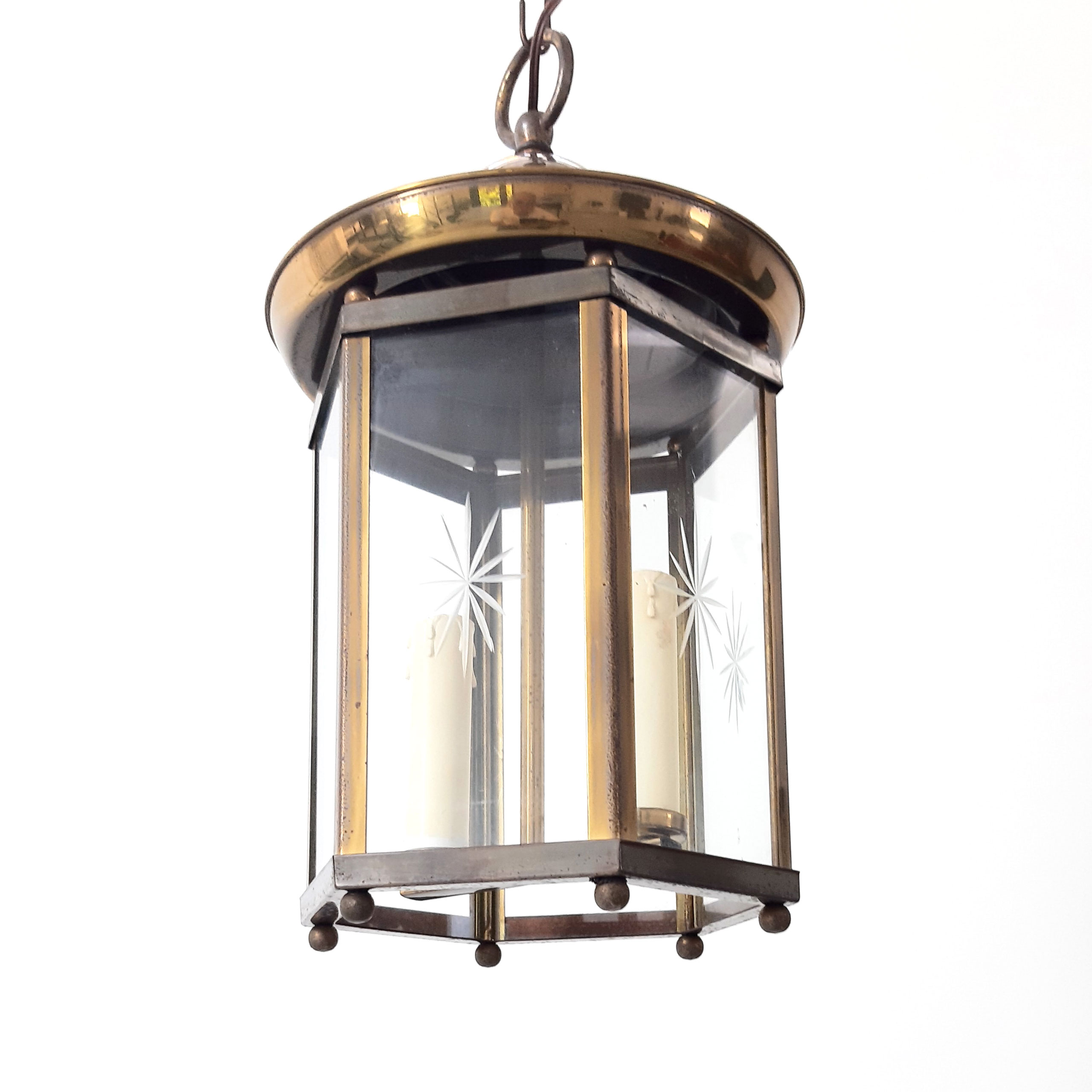 QF49 -Antiek Hal lampje - VERKOCHT