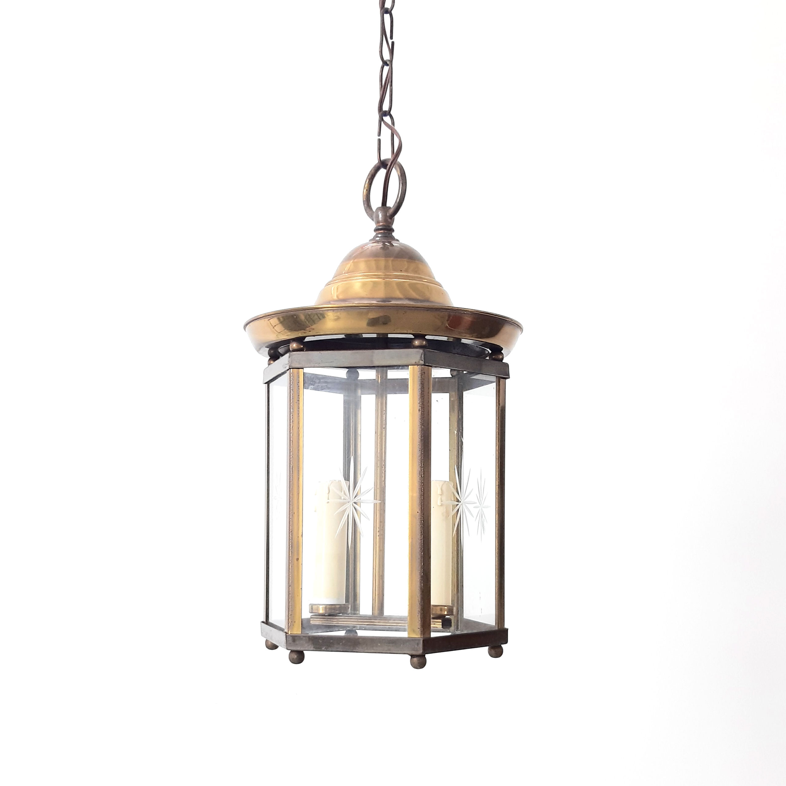 QF49 -Antiek Hal lampje - VERKOCHT