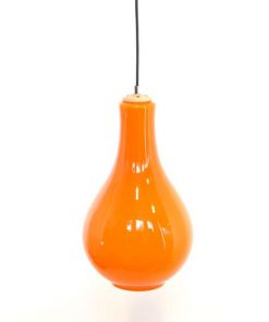 VL04. Oranje hanglamp jaren 70
