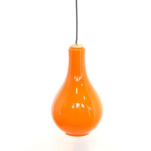 VL04. Oranje hanglamp jaren 70