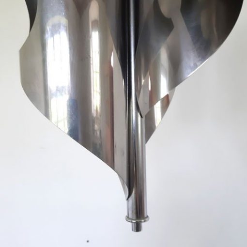 SK12 -Verchroomde hanglamp 70's
