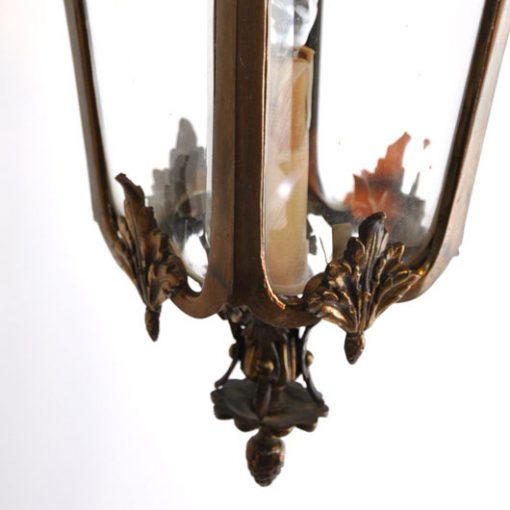 VH23- Antieke Franse Messing Lamp