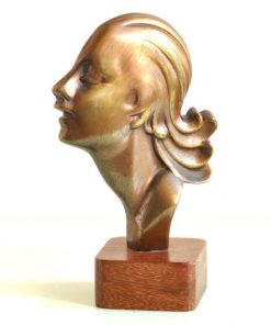 WF32-Art Deco vrouwenhoofd -VERKOCHT