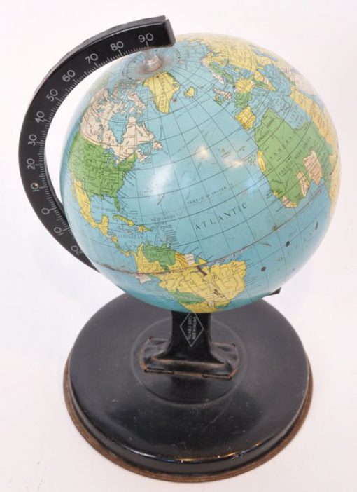 WN33- Globe van blik - 1950 VERKOCHT