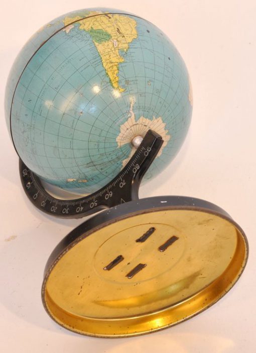 WN33- Globe van blik - 1950 VERKOCHT