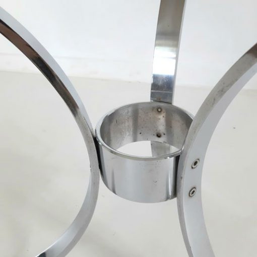 RG37 - Coffee table - chrome plated - glass