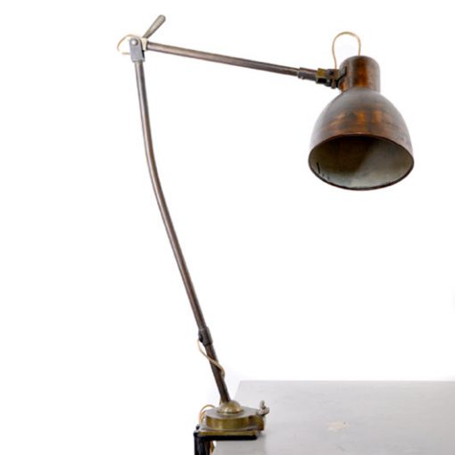 VM38- Werkbanklamp jaren 30 VERKOCHT