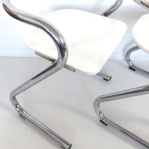 RL41 - Set of 4 dining chairs by Börge Lindau & Bo Lindekrantz for Lammhults, 1960s
