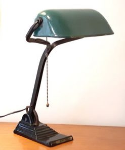 SL48 - Bankierslamp - Vintage -VERKOCHT