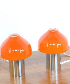 VK50- Oranje tafellampen 1970