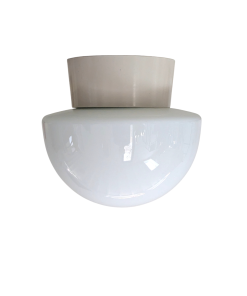 09. Bakelieten plafondlamp halve bol