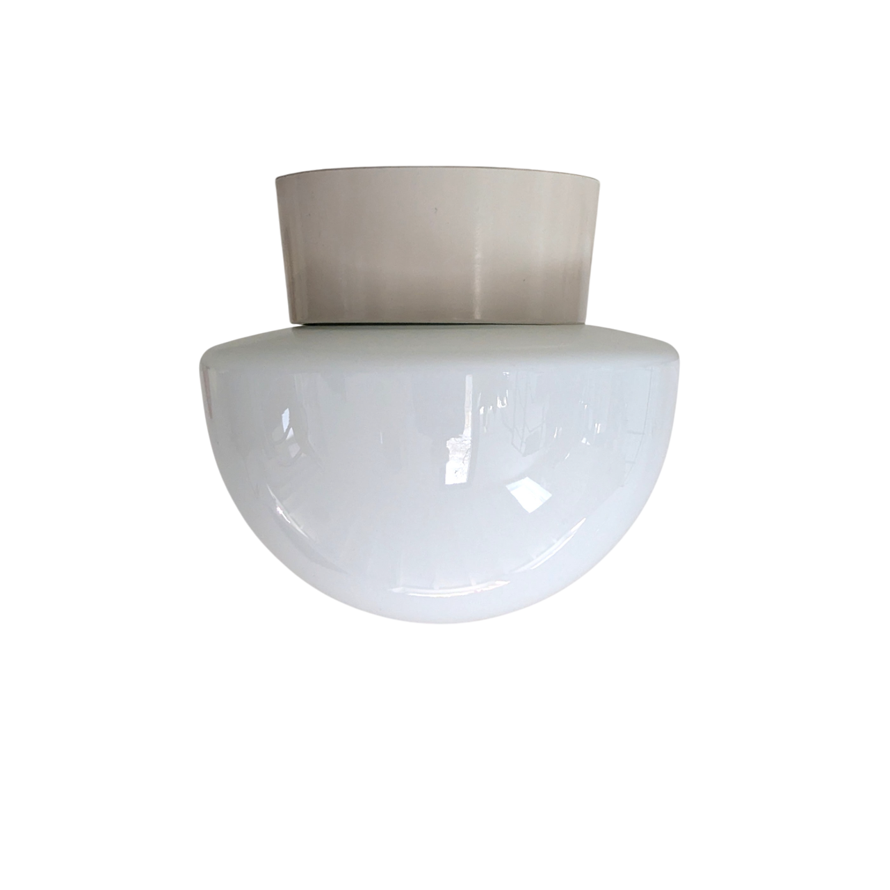 09. Bakelieten plafondlamp halve bol