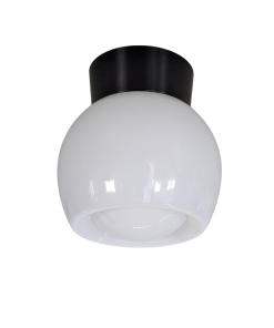 36. Bakelieten plafondlamp Knop opaal