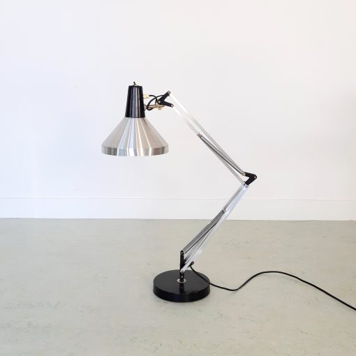 Bureaulamp 'Design' LED Op Accu - Dimbare Tafellamp En Wandlamp Met Kleurstanden Zwart 12x12x35cm