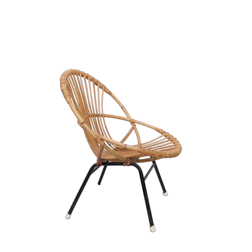 NC38 - Rohé Rotan fauteuil - Jaren 60 - Model 149