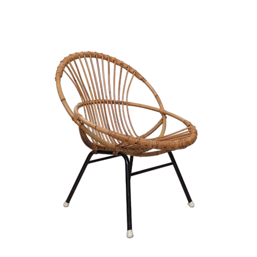 NC38 - Rohé Rotan fauteuil - Jaren 60 - Model 149