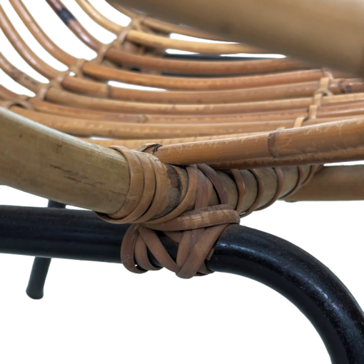 NC38 - Rohé Rotan fauteuil - Jaren 60 - Model 149