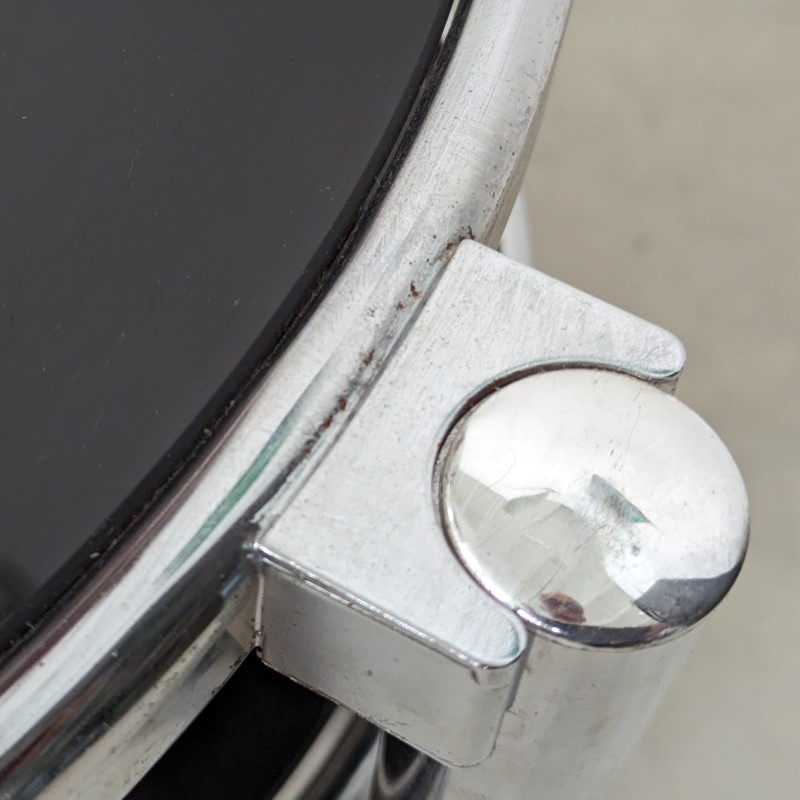 MC48 - Salontafel - 3 bladen - zwart glas - Jaren 80 - VERKOCHT