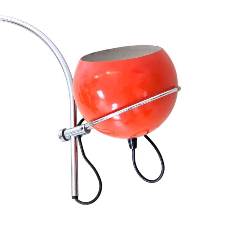 MB06 - Wand Booglamp -Oranje jaren 70 - Gepo VERKOCHT