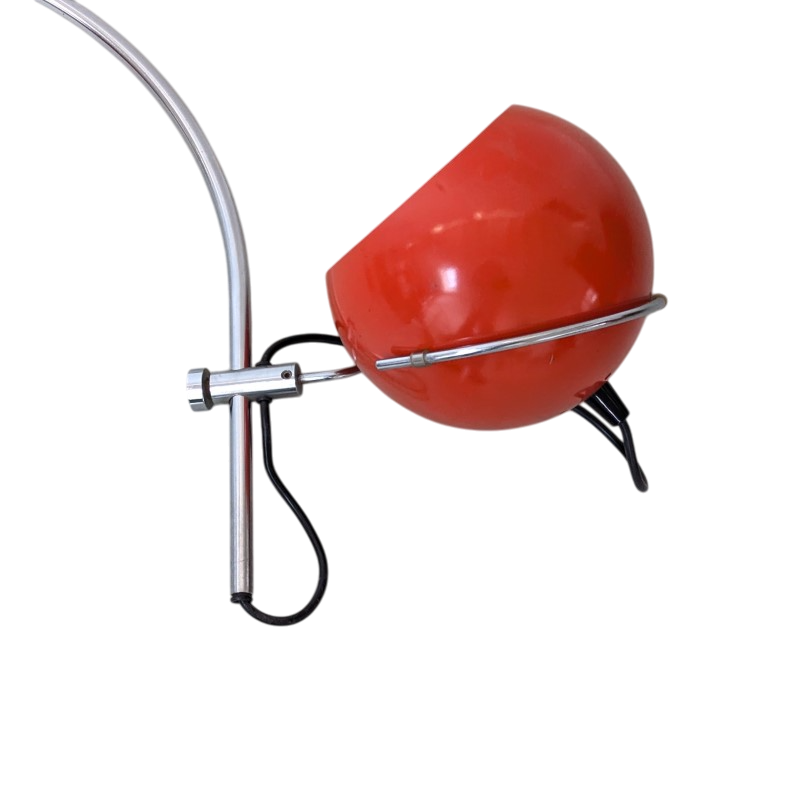MB06 - Wand Booglamp -Oranje jaren 70 - Gepo VERKOCHT