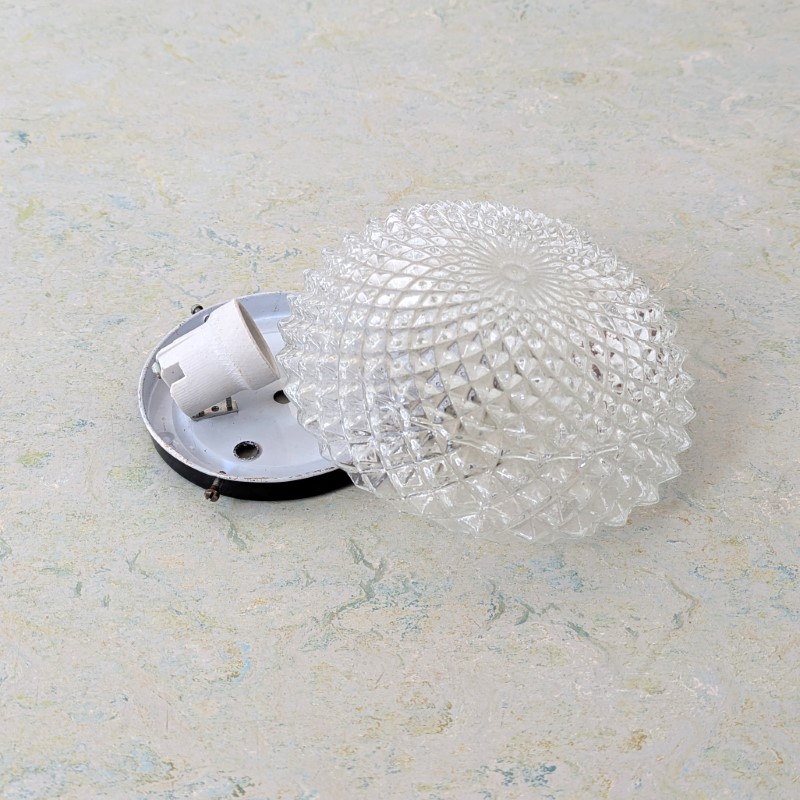 KH33 - Plafondlamp Jaren 60 - ruit/waaier - VERKOCHT