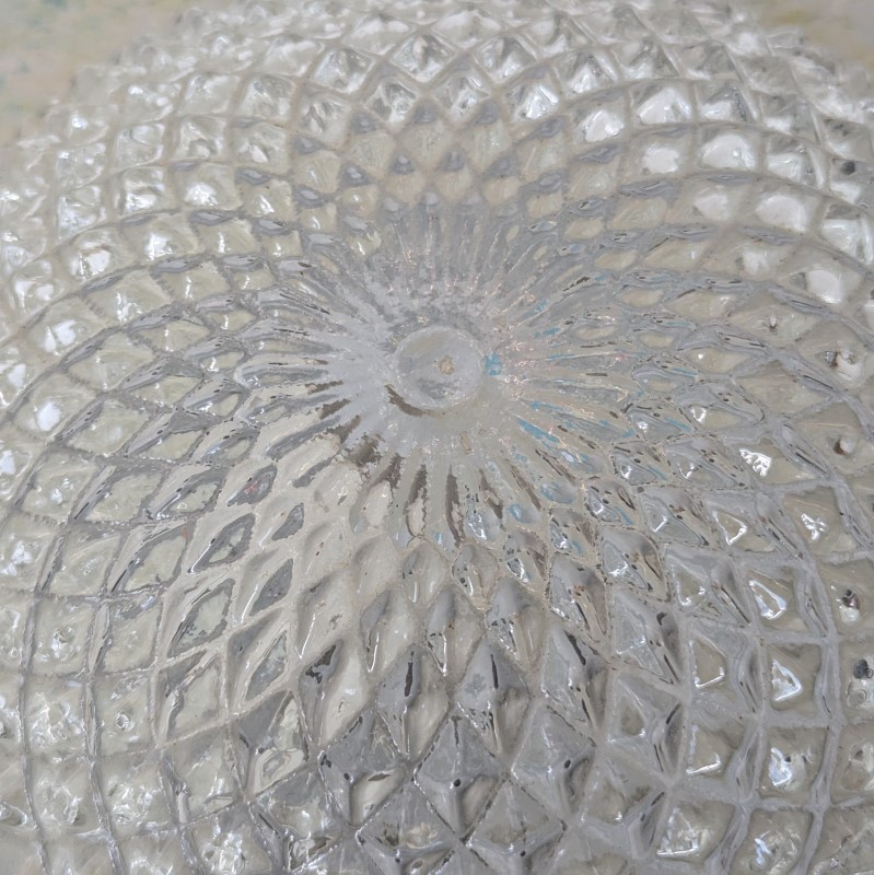 KH33 - Plafondlamp Jaren 60 - ruit/waaier - VERKOCHT