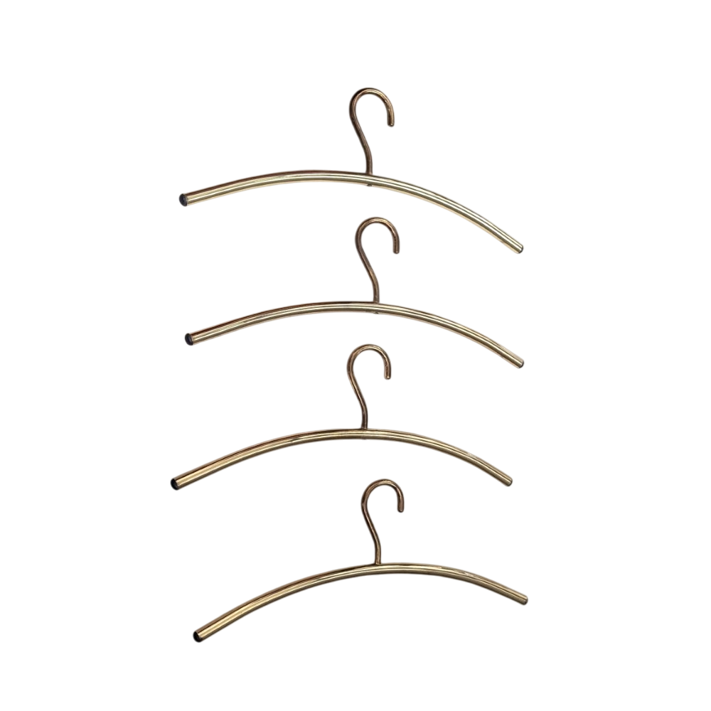 KE28 - Kapstok - Perspex en Messingen haken - Regency