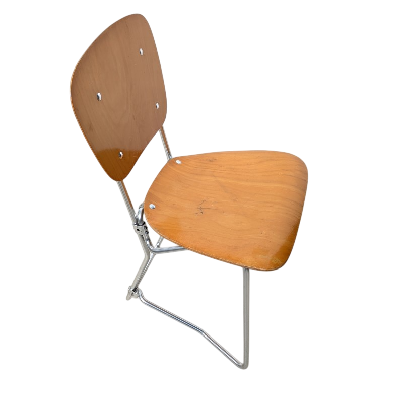 KE30 - Stapel stoelen - ALU Flex - Jaren 60 - PPS