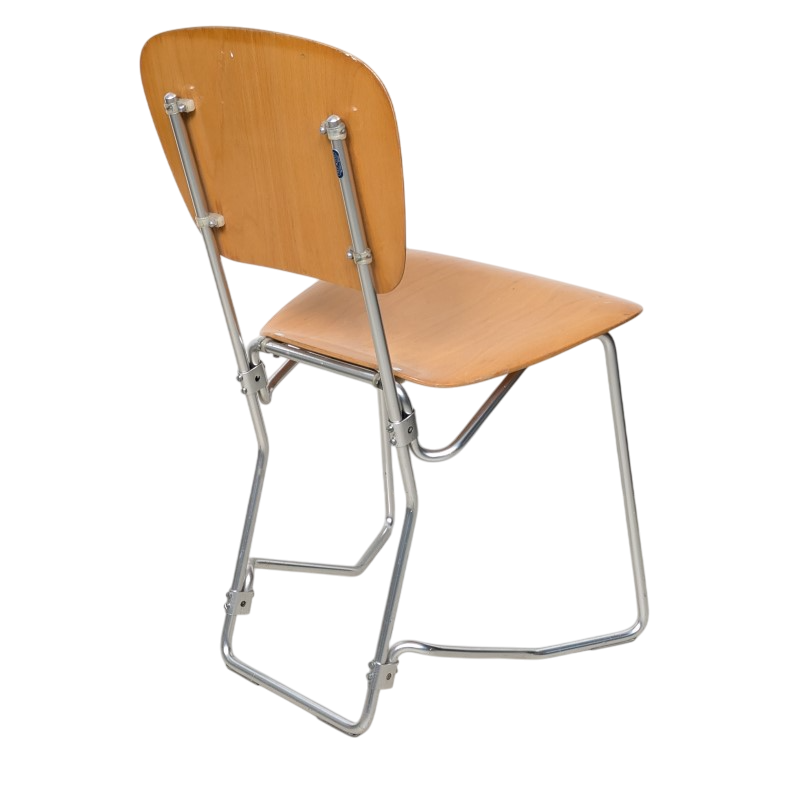 KE30 - Stapel stoelen - ALU Flex - Jaren 60 - PPS