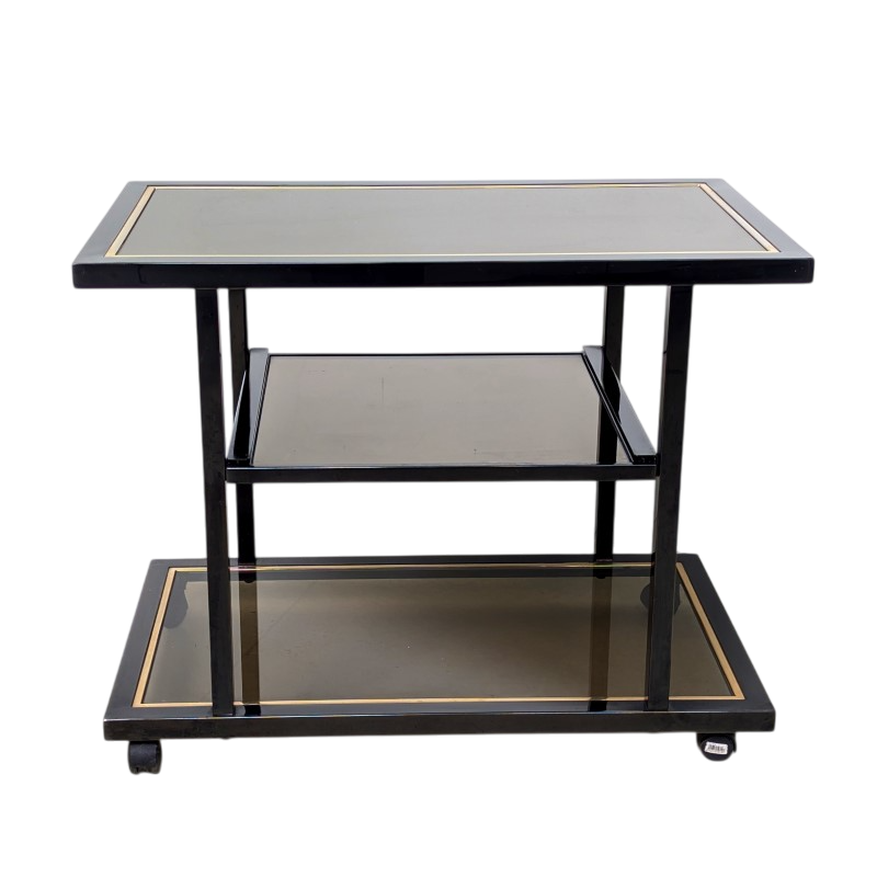 KE31 - Belgo Chrom - Roger Van Hevel Design - Bar Trolley - VERKOCHT