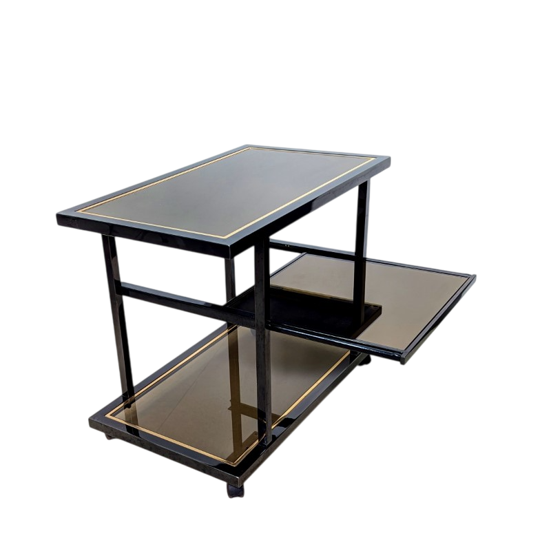 KE31 - Belgo Chrom - Roger Van Hevel Design - Bar Trolley - VERKOCHT