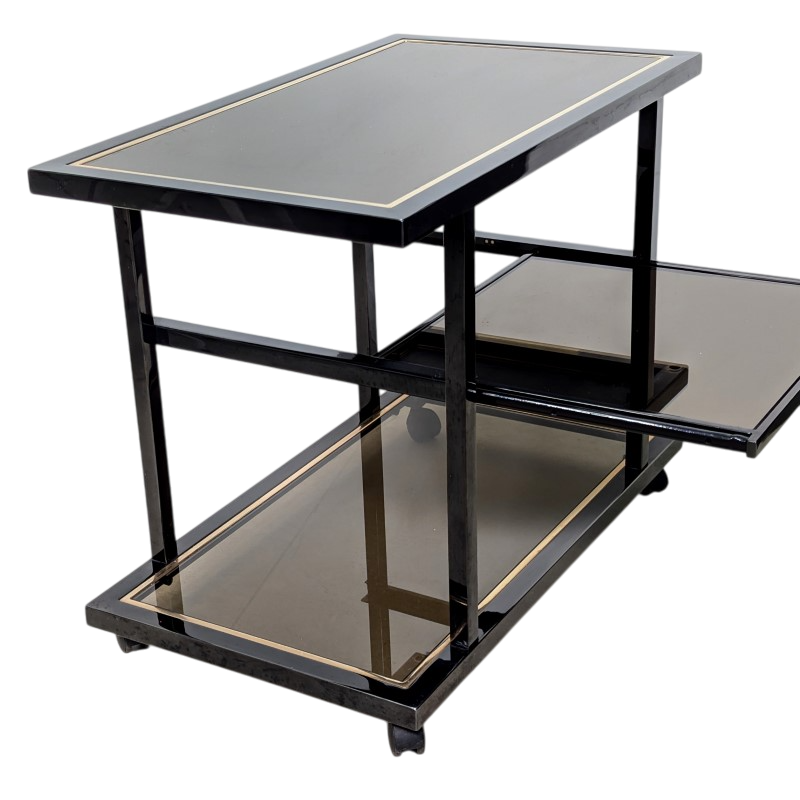 KE31 - Belgo Chrom - Roger Van Hevel Design - Bar Trolley - VERKOCHT