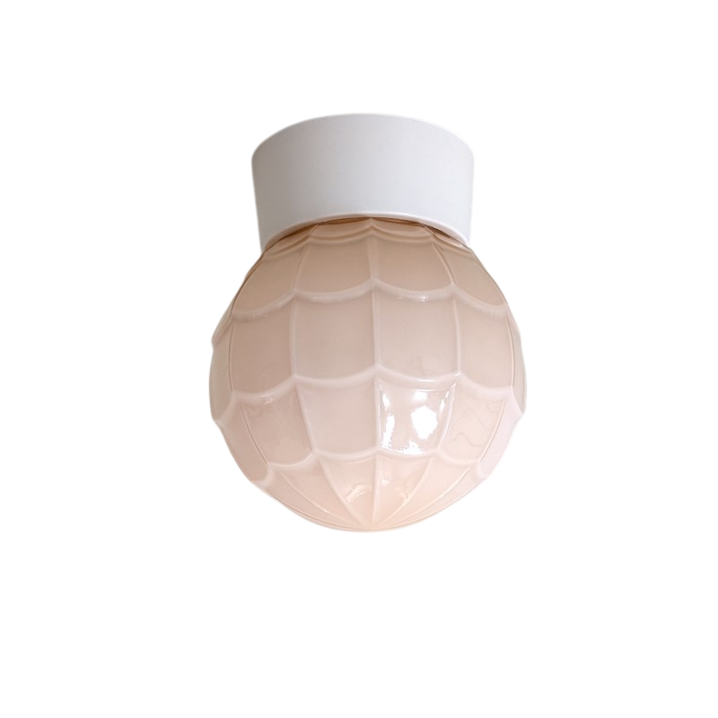 13. Bakelieten plafondlamp Artisjok Roze