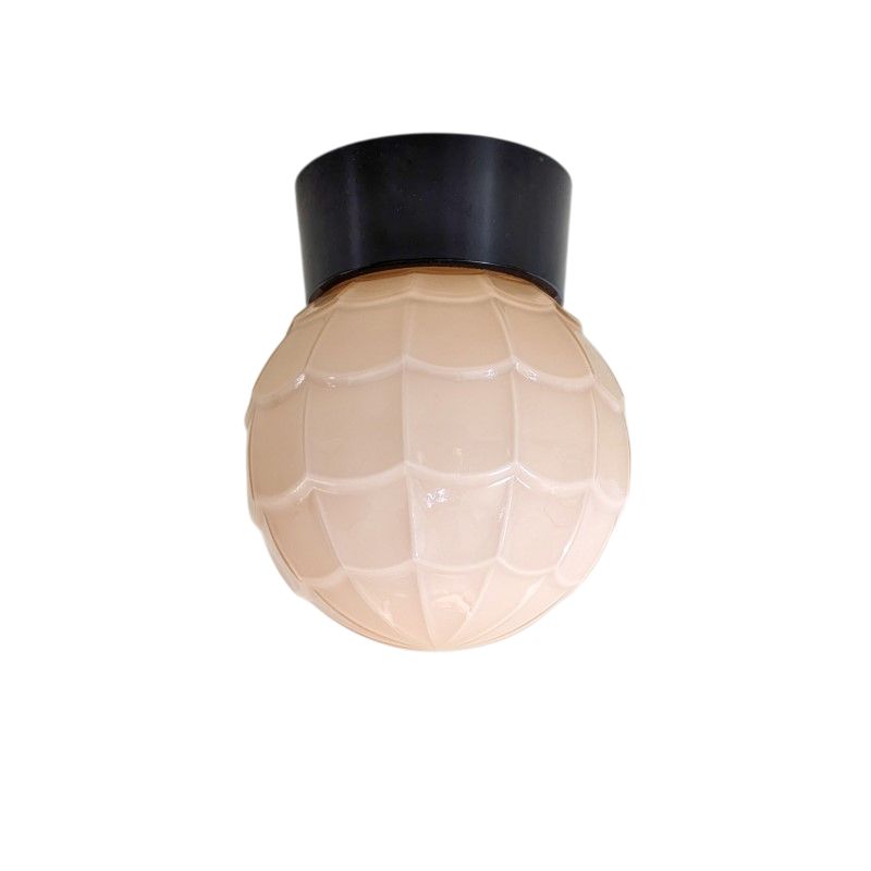 13. Bakelieten plafondlamp Artisjok Roze