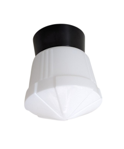 26. Bakelieten plafondlamp Deco opaal