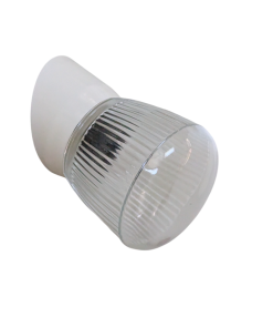 07. Bakelieten wandlamp Ei-Ribbel Transparant