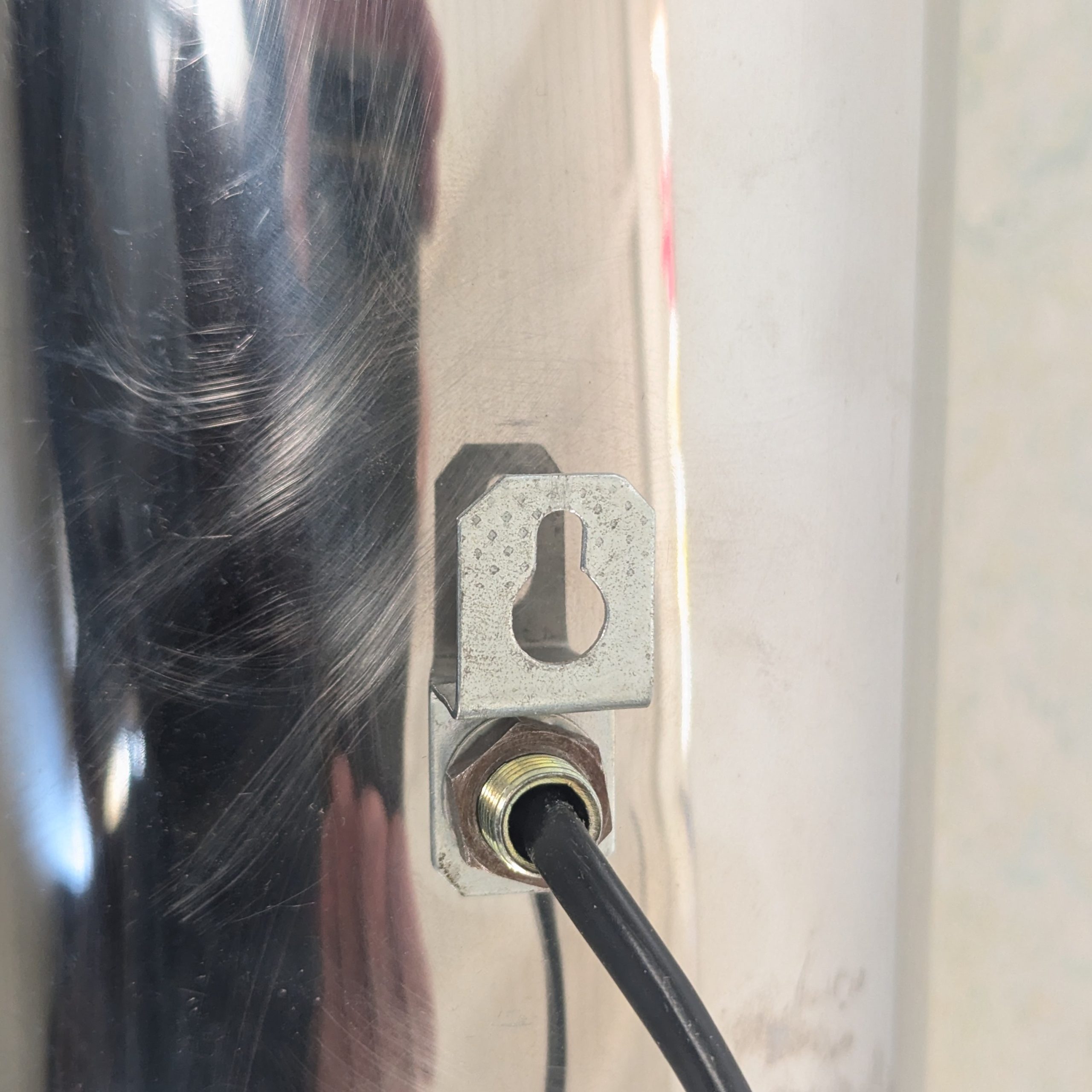 KB31 - Space Age wandlamp - wokkel - VERKOCHT