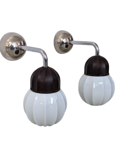 Alternative view of KA49 - Wandlampen - Bakeliet -glas - Art Deco