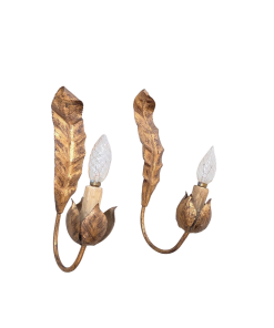 HN34 - Hollywood Regency - Wandlampen - Ferro Art, Spanje - 60/70's