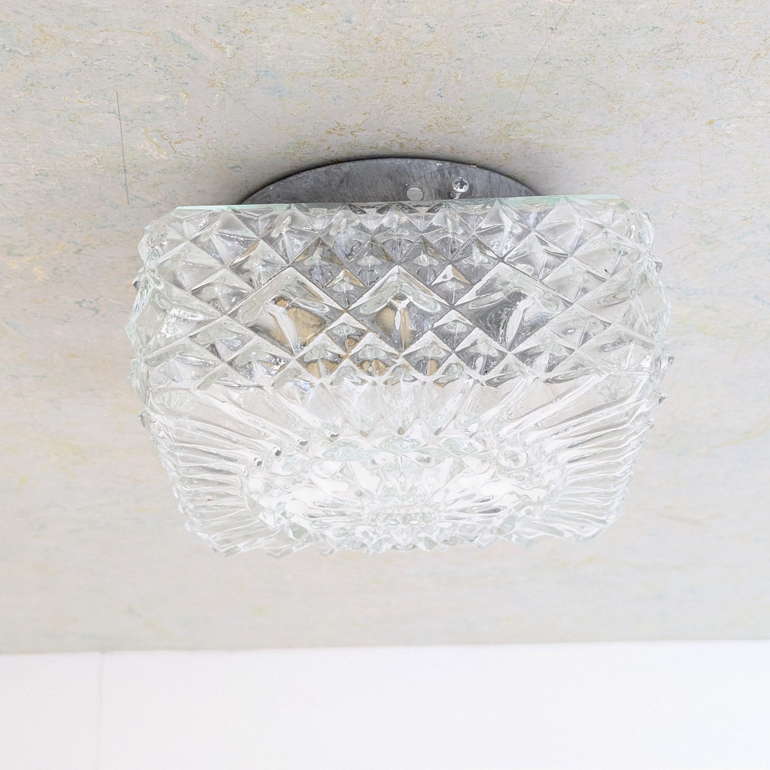 HN38 - Plafondlamp Jaren 60 - Vierkant model