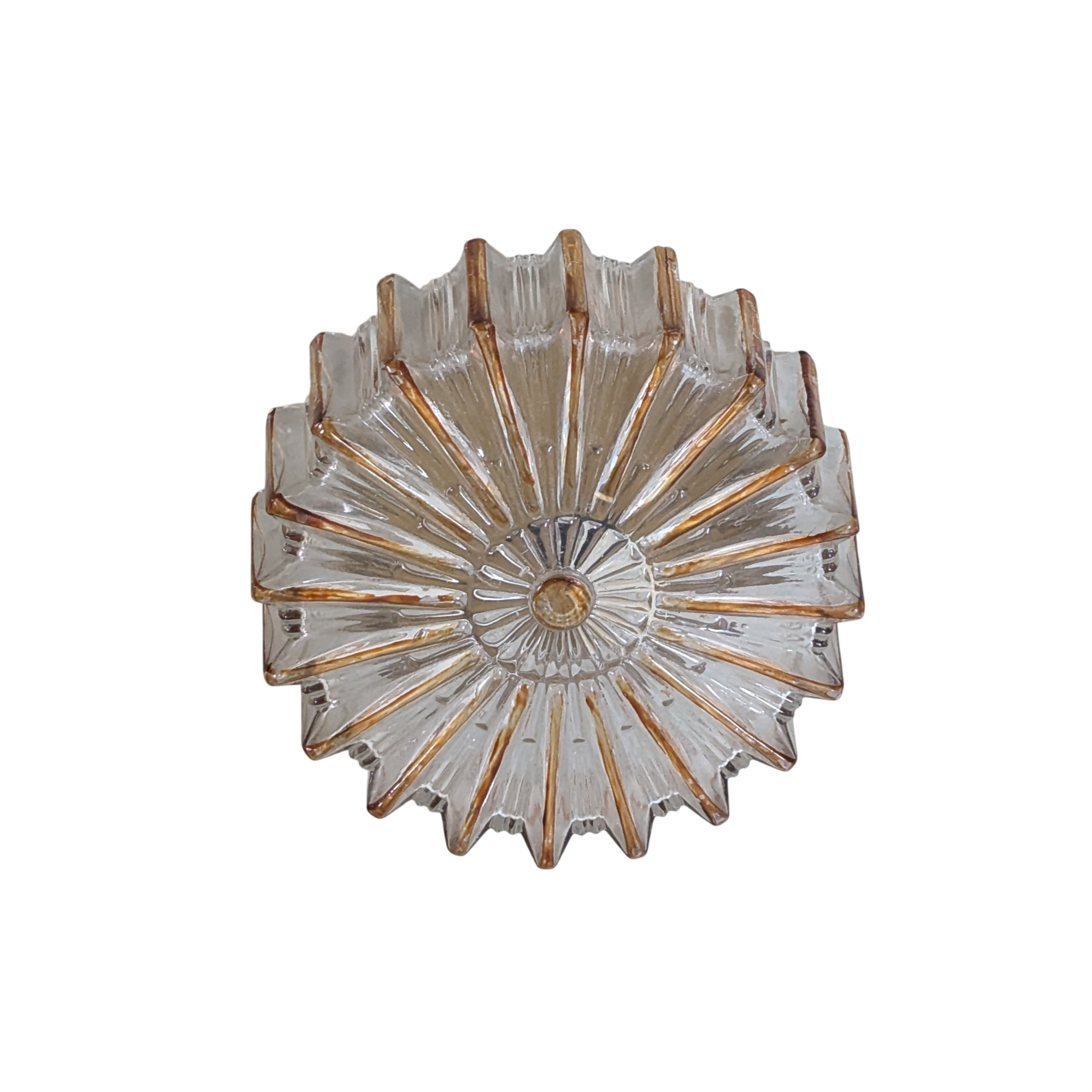 HG09 - Plafondlamp - Glazen plafondlamp 70's