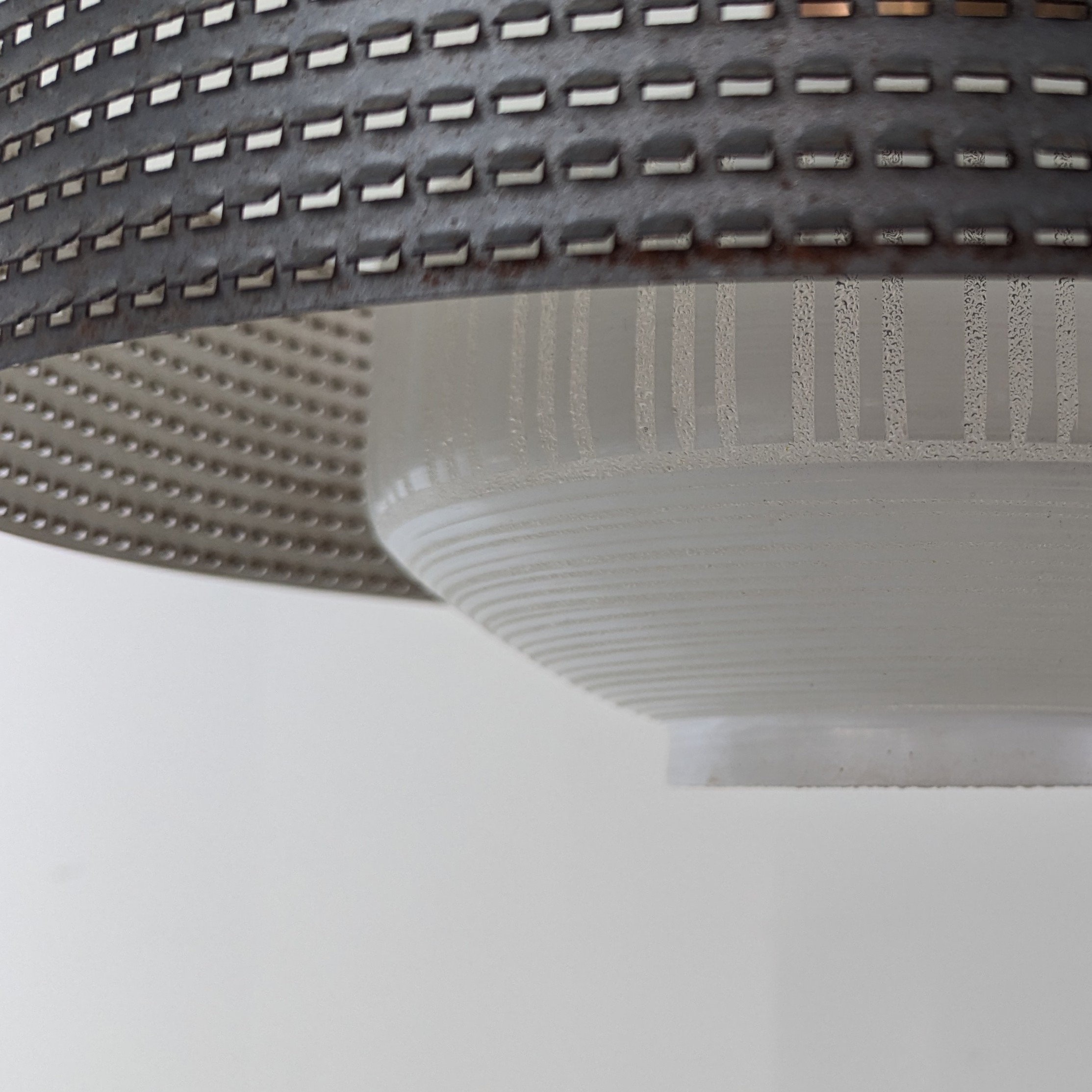 HF46 - Geperforeerde Hanglamp - Jaren 60 Deens Design
