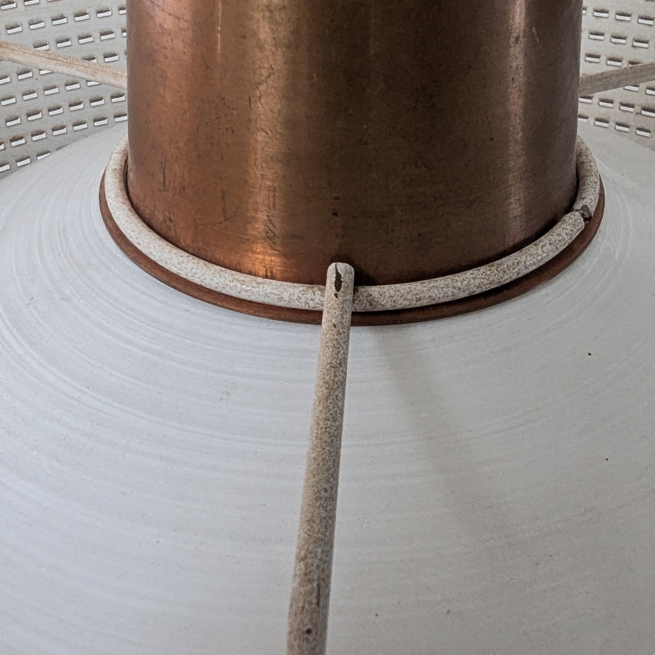 HF46 - Geperforeerde Hanglamp - Jaren 60 Deens Design