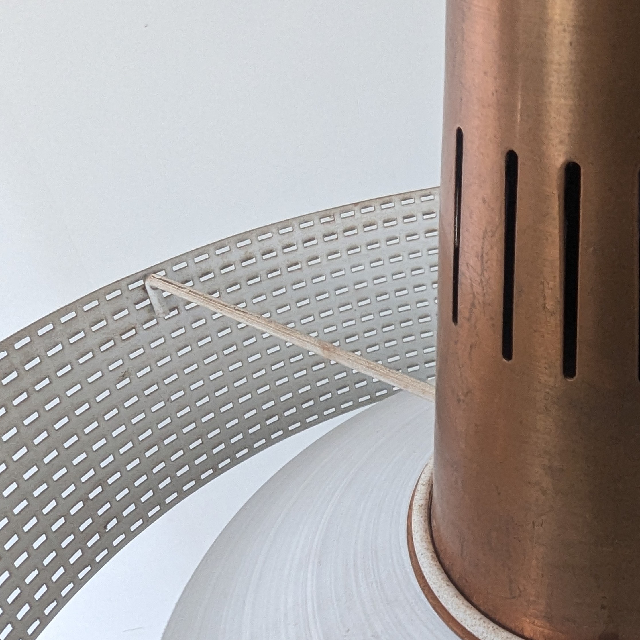 HF46 - Geperforeerde Hanglamp - Jaren 60 Deens Design