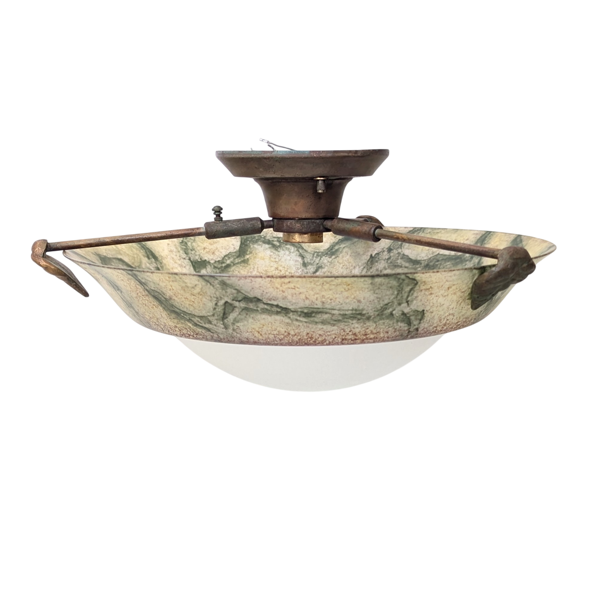 HF30 - Murano plafondlamp Jaren 50