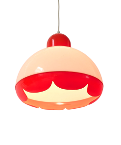 HF14 - Jaren 70 Hanglamp - Oranje - Massive
