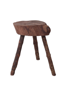 HE40 - Houten krukje jaren 50 - Tabouret