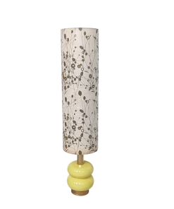 HE42 - Staande lamp Jaren 60/70 - Glas en stof